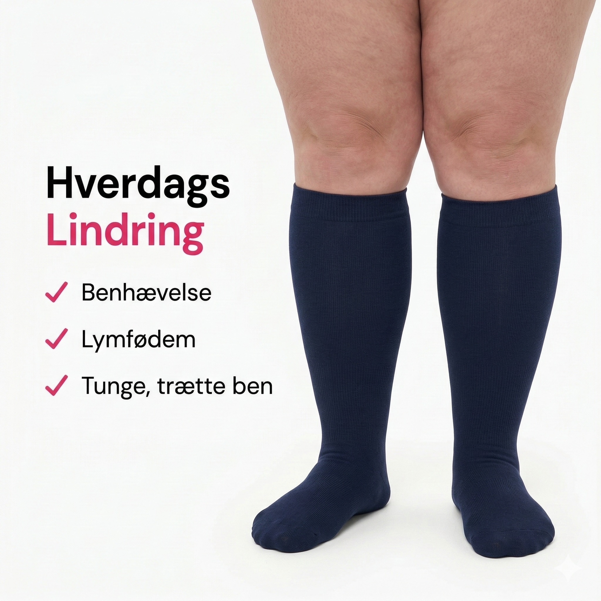 Kraftgang™ Original – brede kompressionsstrømper