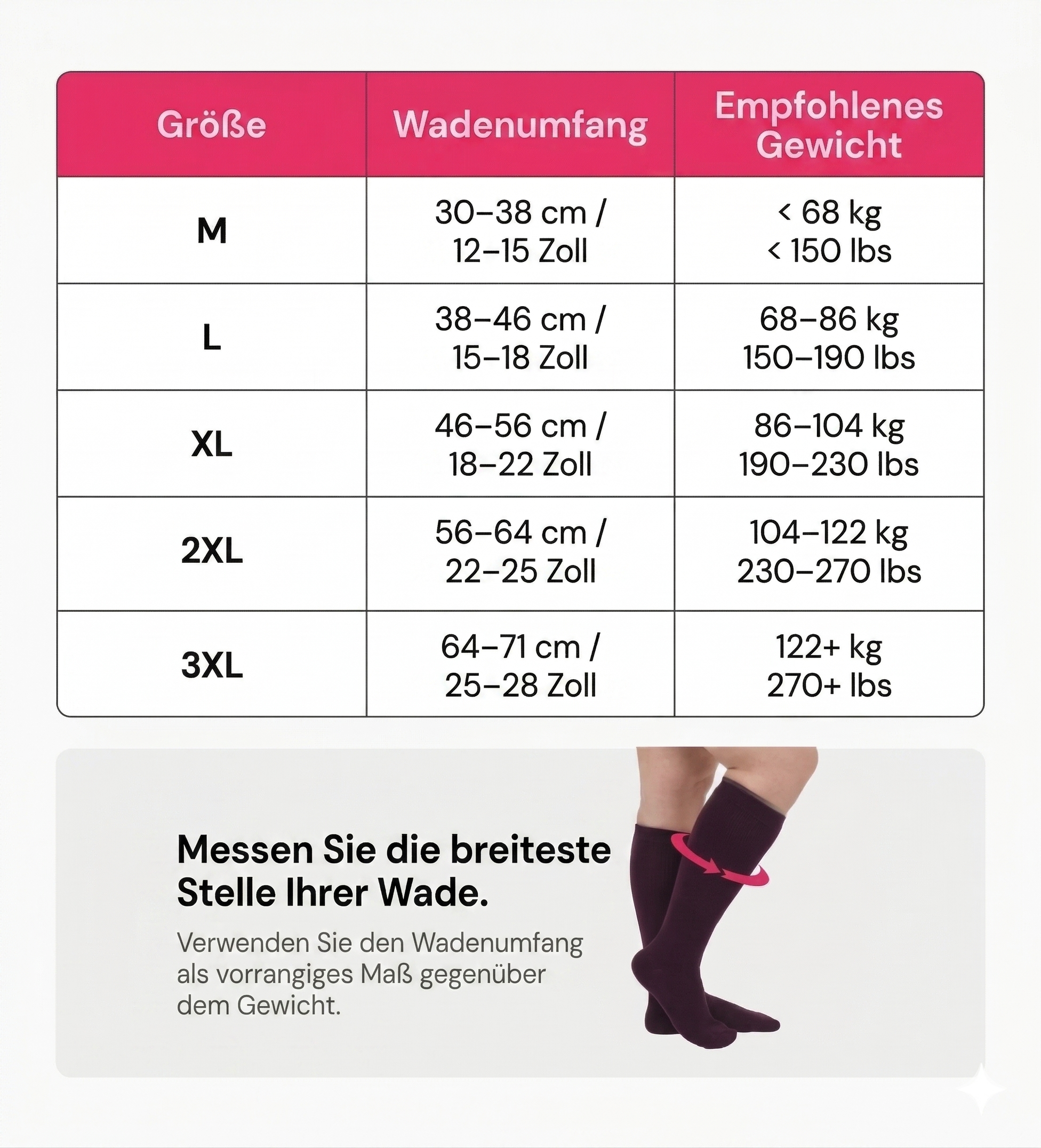 Kraftgang™ Original– breite Kompressionsstrümpfe