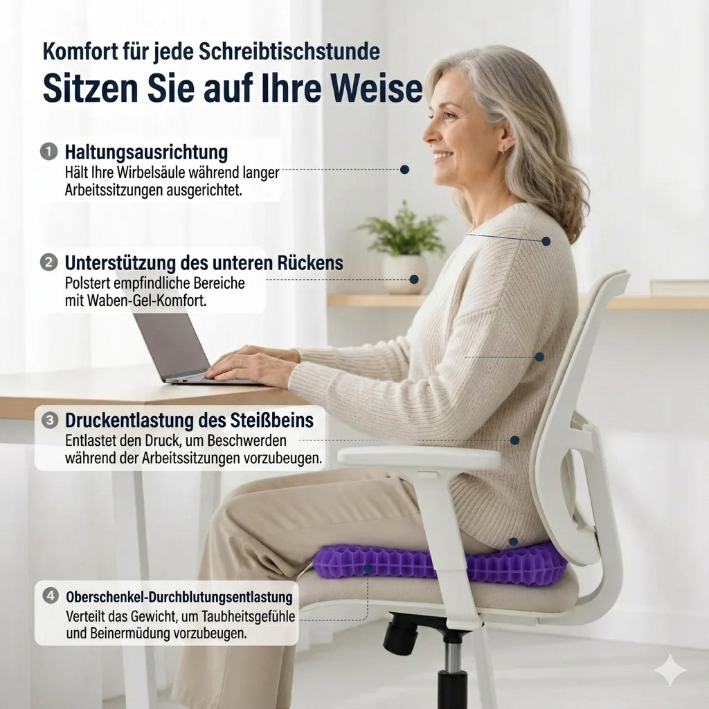 KraftGang™ CoolGel+ Sitzkissen