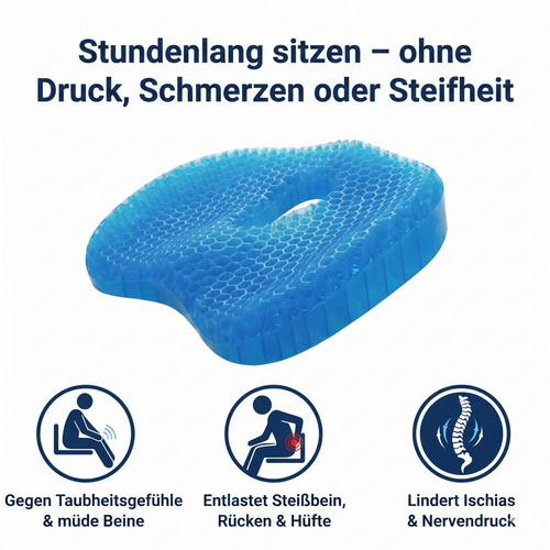 Kraftgang™ COOLGEL+ Sitzkissen.