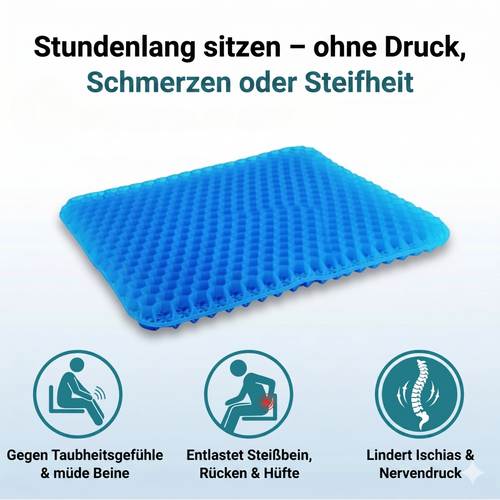 Kraftgang™ CoolGel+ Sitzkissen