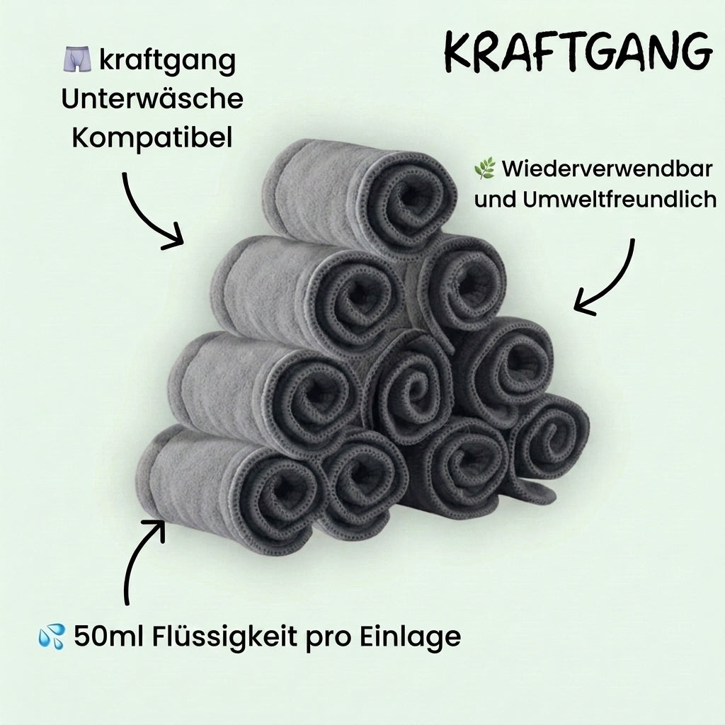 Extra saugfähige Einlagen