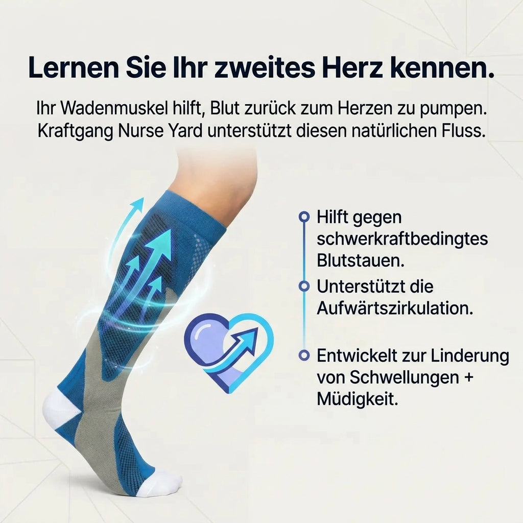 Kraftgang™ Nurse Yard CORE Kompressionsstrümpfe