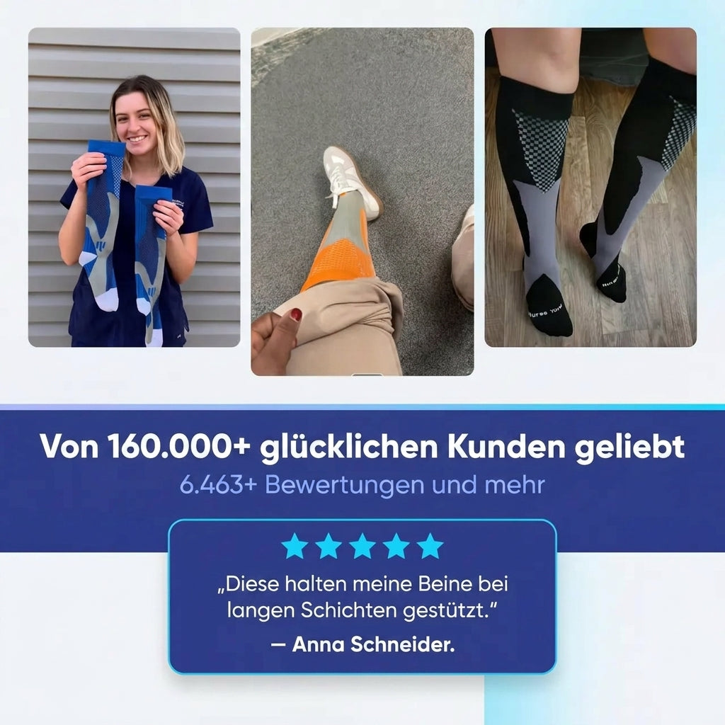 Kraftgang™ Nurse Yard CORE Kompressionsstrümpfe
