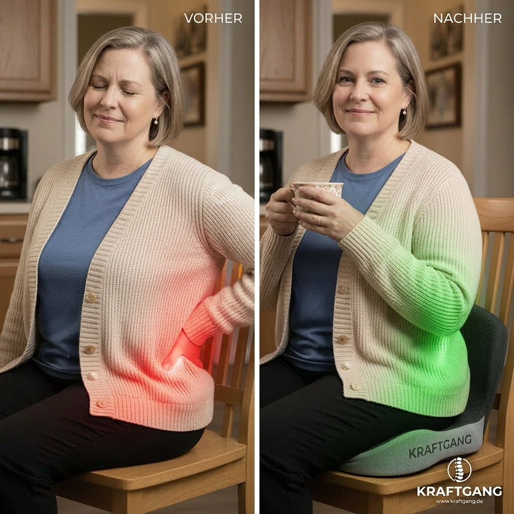 Kraftgang™ Orthopädisches Sitzkissen