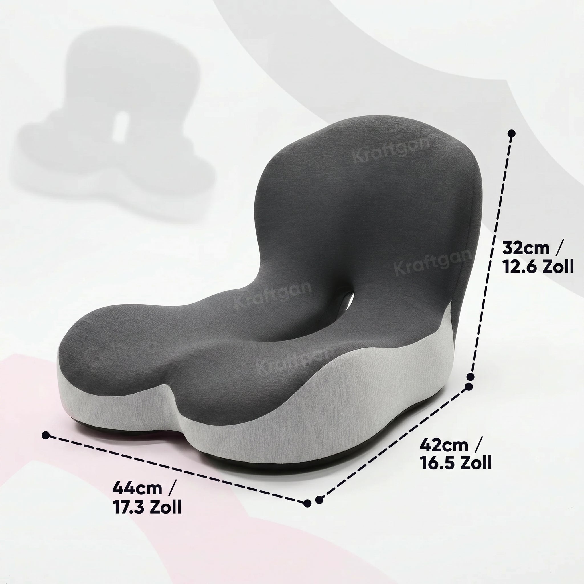 Kraftgang™ Orthopädisches Sitzkissen