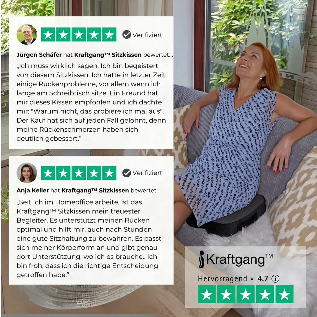 Kraftgang™healthfix Orthopädisches Sitzkissen